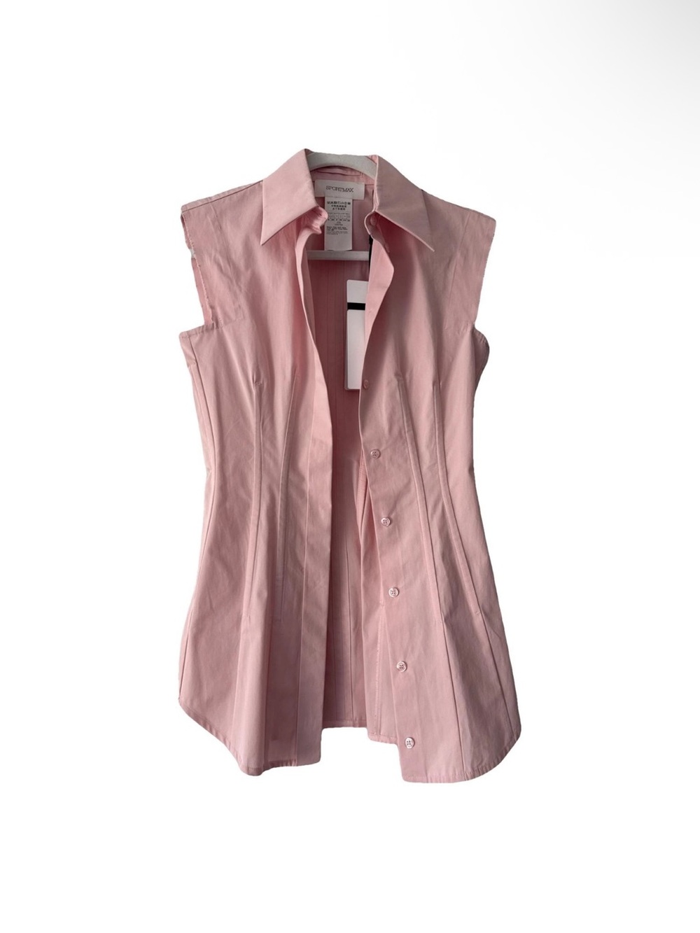 Sportmax Sleeveless GOLOSO Button-Down Shirt